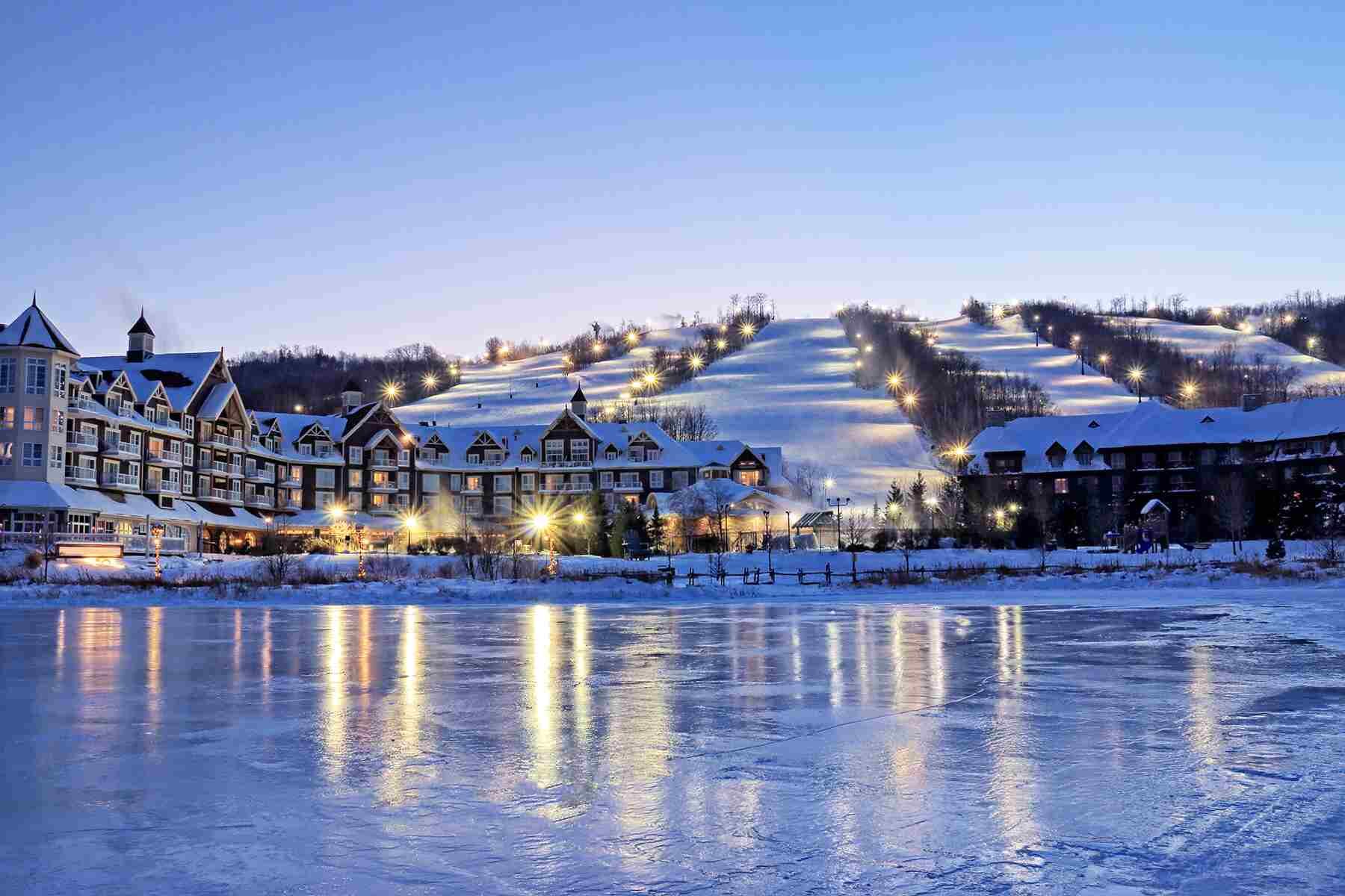 Blue Mountain Village in Winter