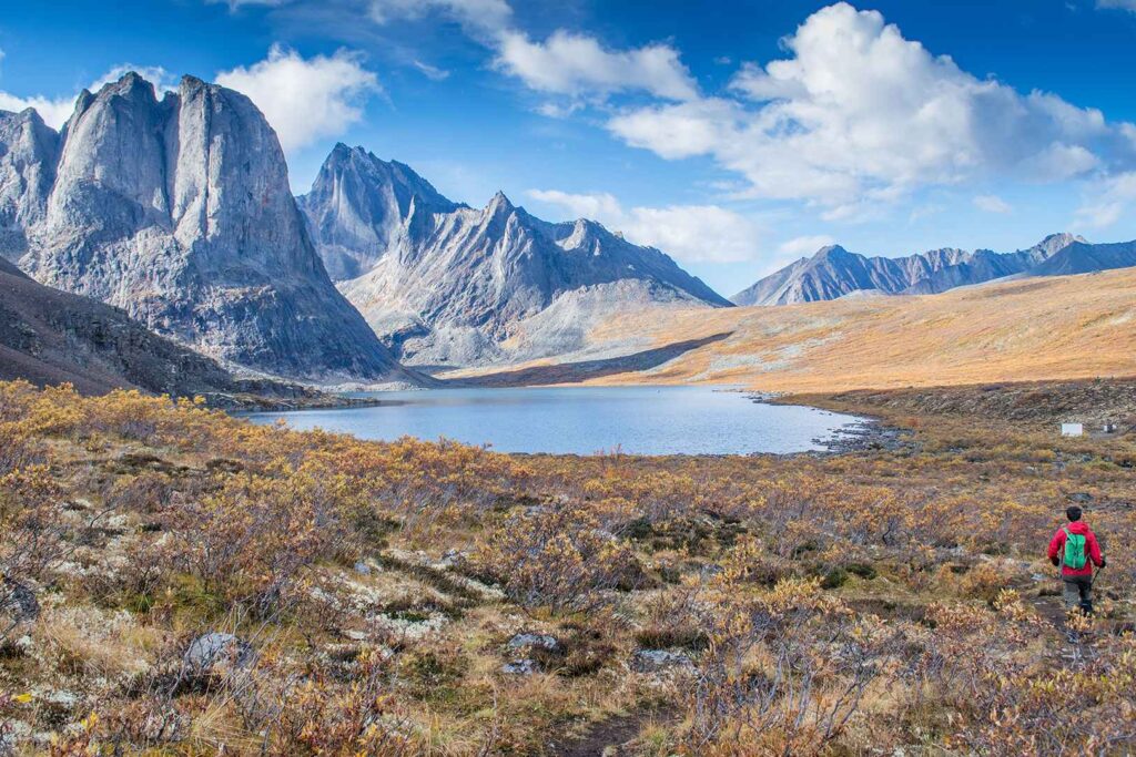 Hiking in Tombstone Territorial Park, Yukon