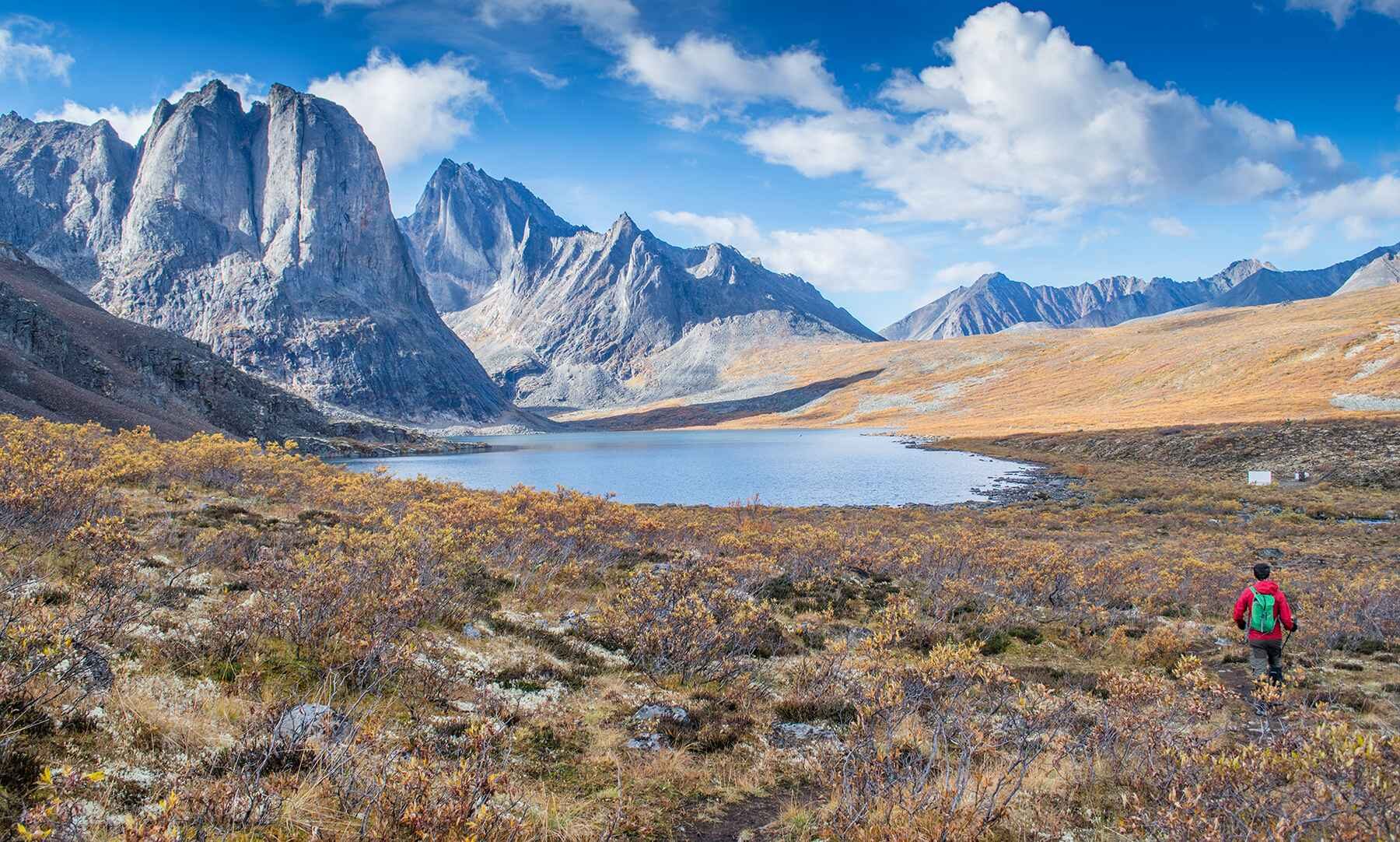 Hiking in Tombstone Territorial Park, Yukon