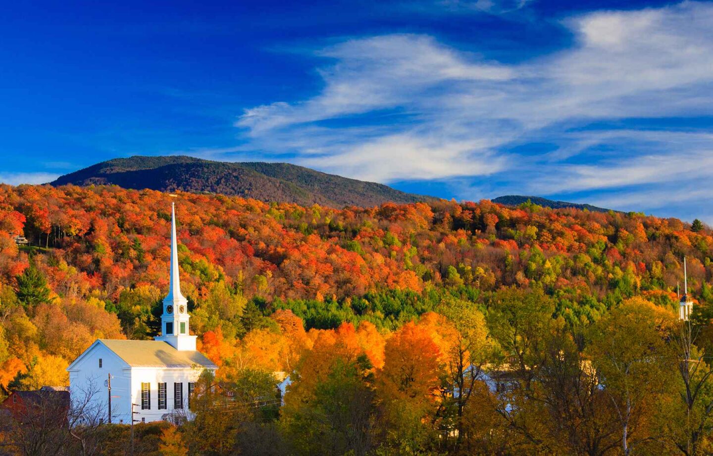 View of Stowe Vermont