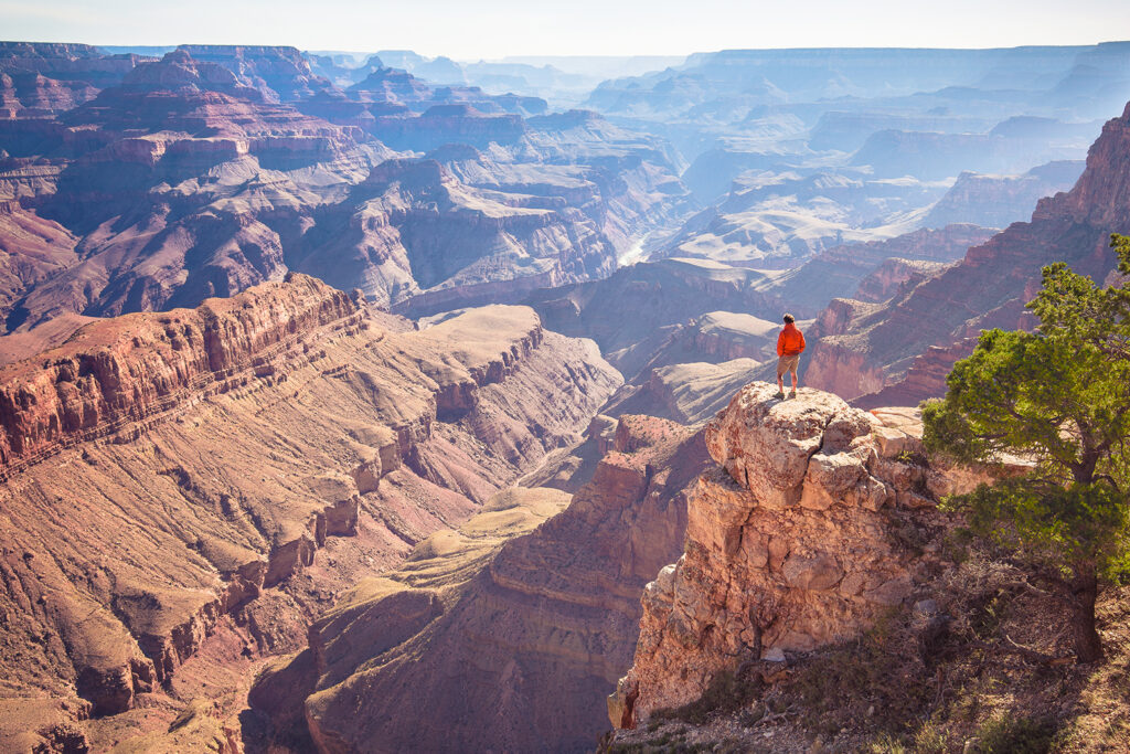 View over the Grand Canyon Arizona