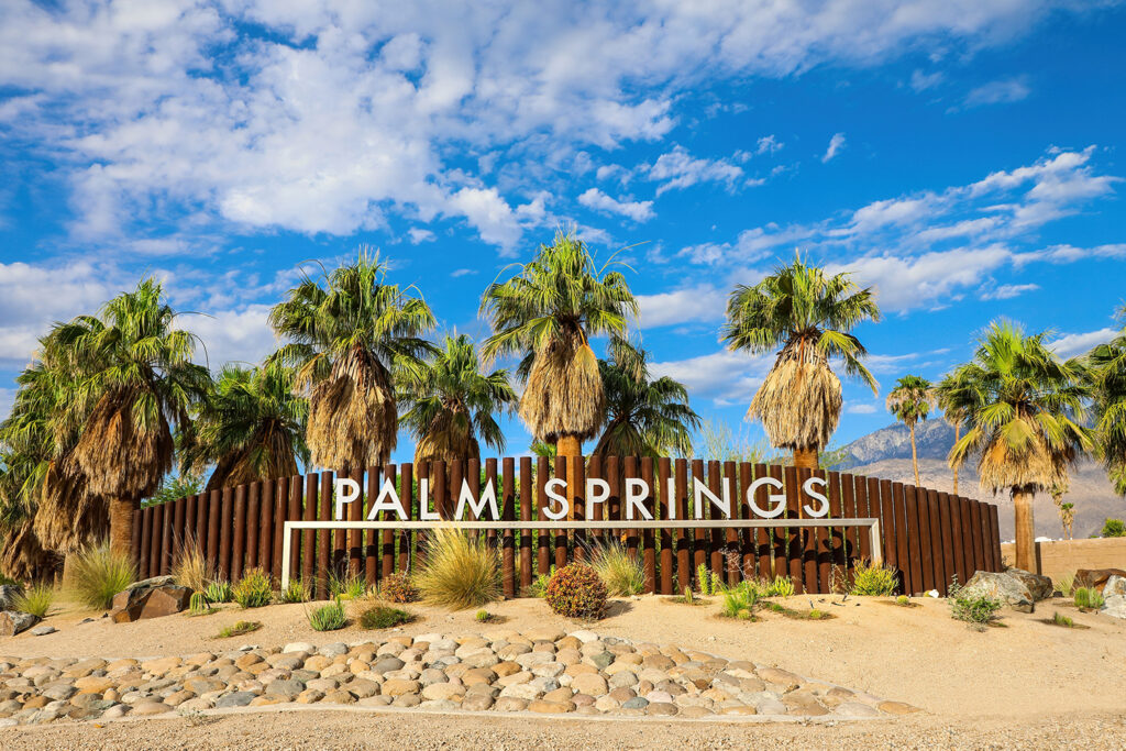 Palm Springs Welcome Sign