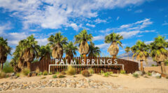 Palm Springs Welcome Sign