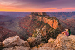 View over the Grand Canyon