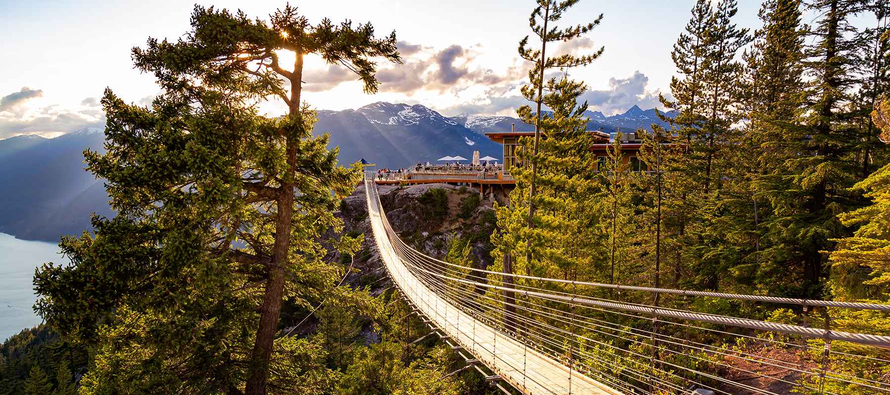 Walkway Sea to Sky viewpoint at Howe Sound BC