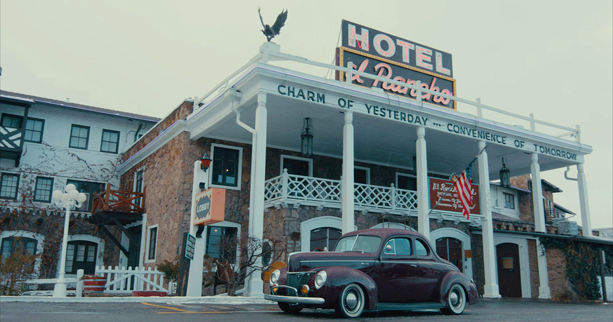 USA_New Mexico_El Rancho Hotel_Exterior Daytime