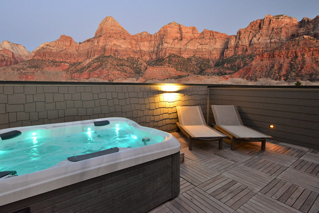 USA_Utah_Cable Mountain Lodge_Hot tub