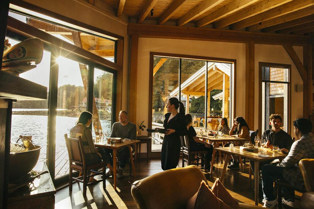 CAN_BC_Nimmo Bay Resort_Dining Room_credit Jeremy Koreski