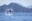 Seascape with Whale tail. The humpback whale (Megaptera novaeangliae) tail dripping with water in Knight Inlet, Vancouver Island, BC