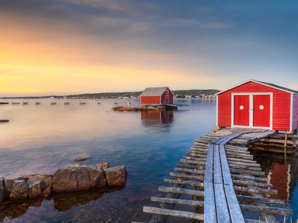 The fishing village of Tilting, Fogo Island, Newfoundland and Labrador, Canada