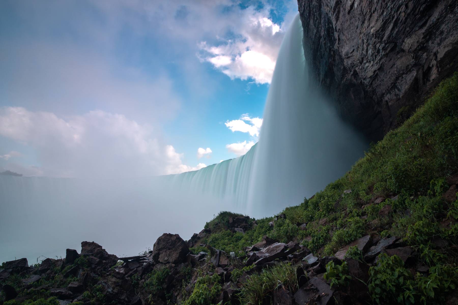 Behind the Falls