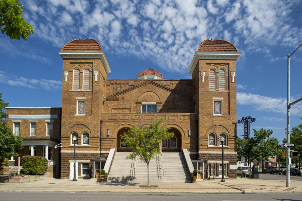 The 16th Street Baptist Church in Birmingham, Alabama