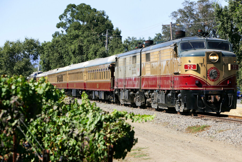 Napa Valley Wine Train in Napa Valley, California