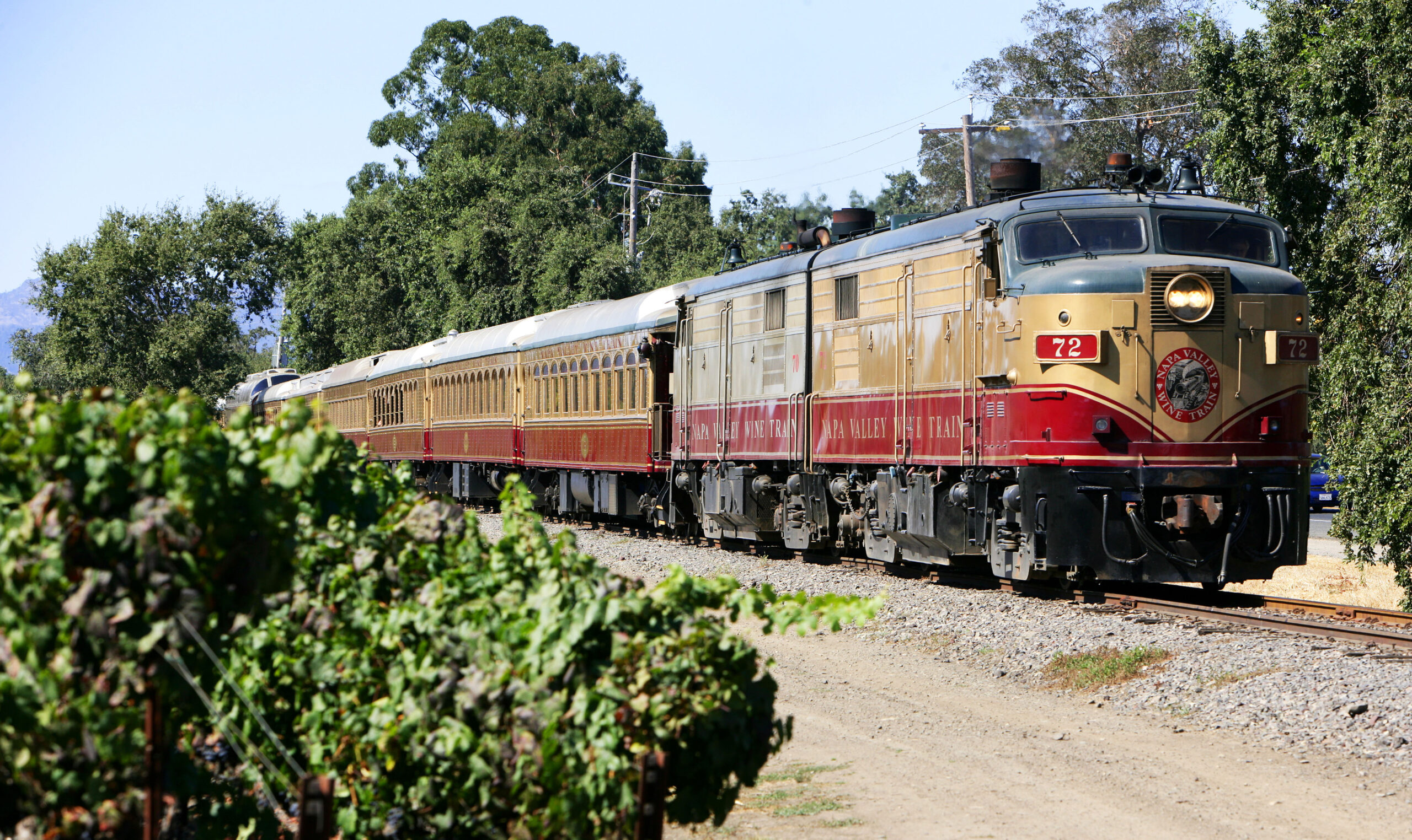 Napa Valley Wine Train in Napa Valley, California