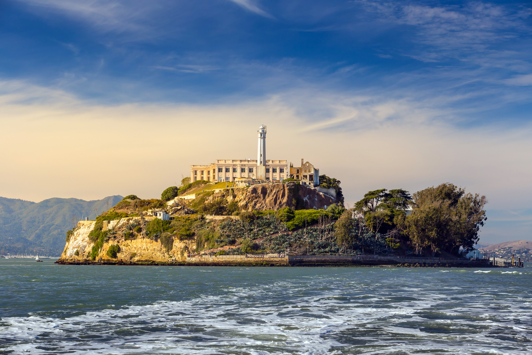 Alcatraz Island in San Francisco, USA.