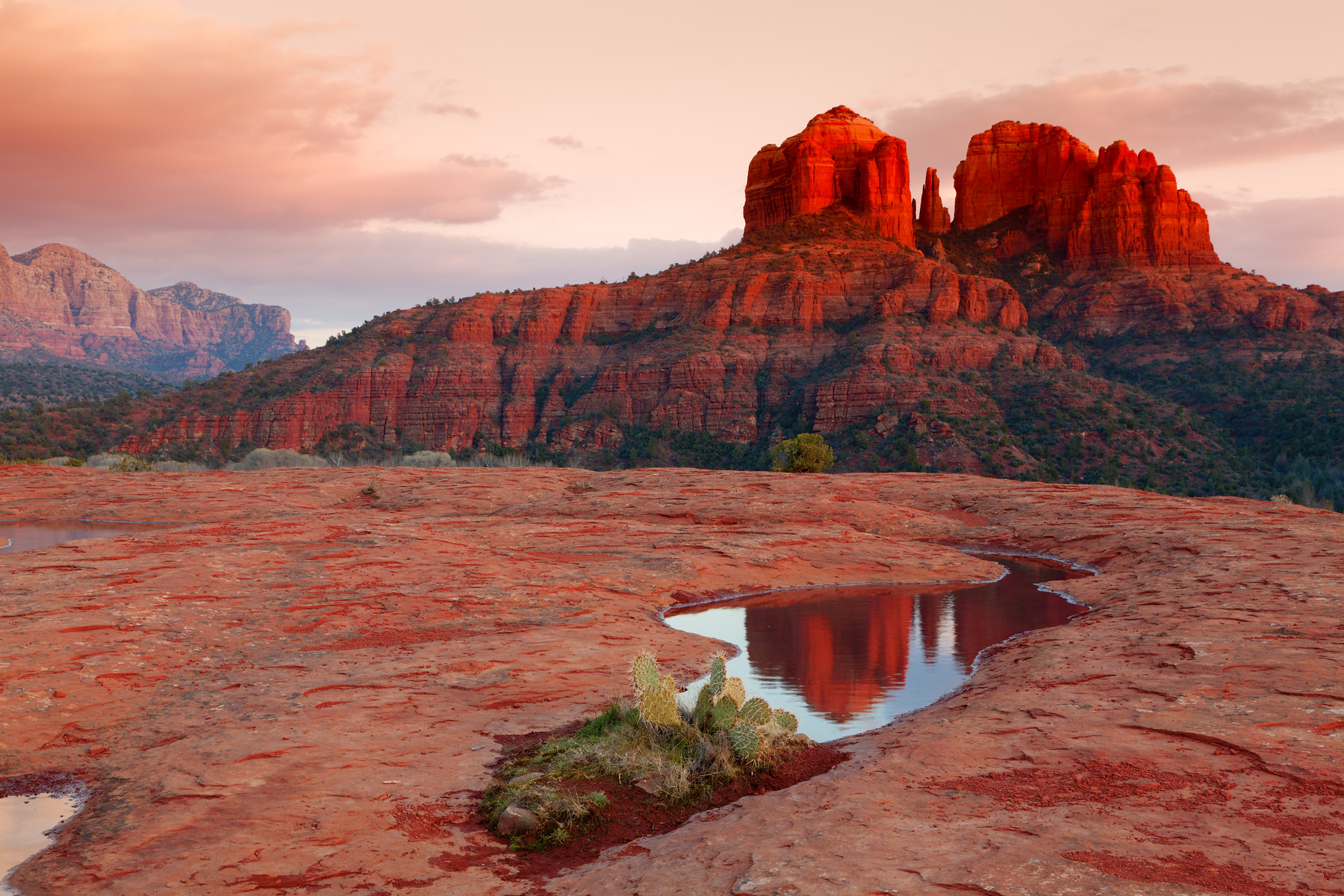 Cathedral Rock at sunset