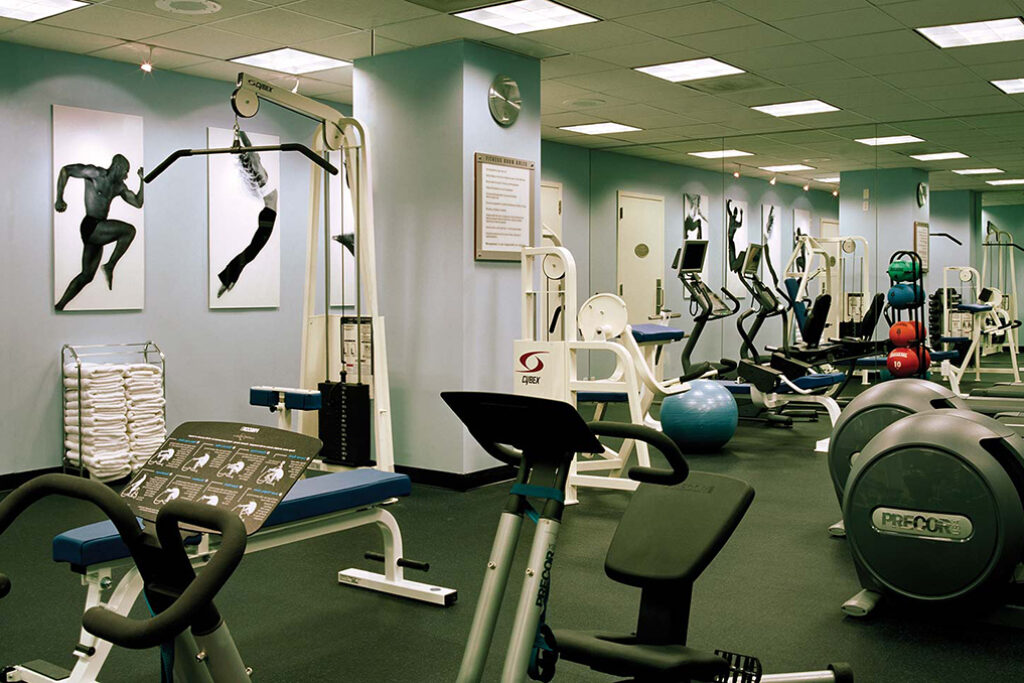 Hotel fitness centre