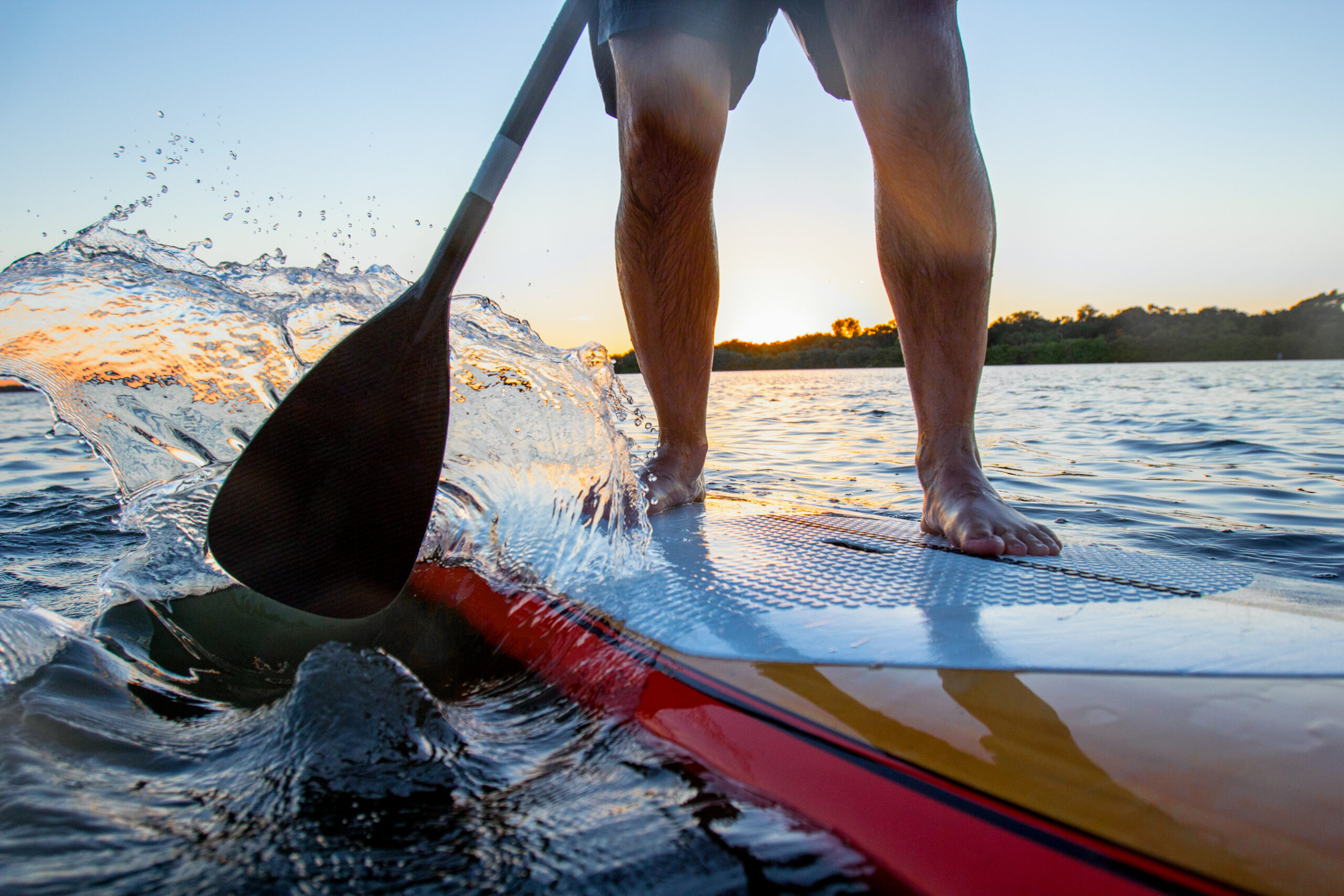 Paddleboarder in Key West, Florida