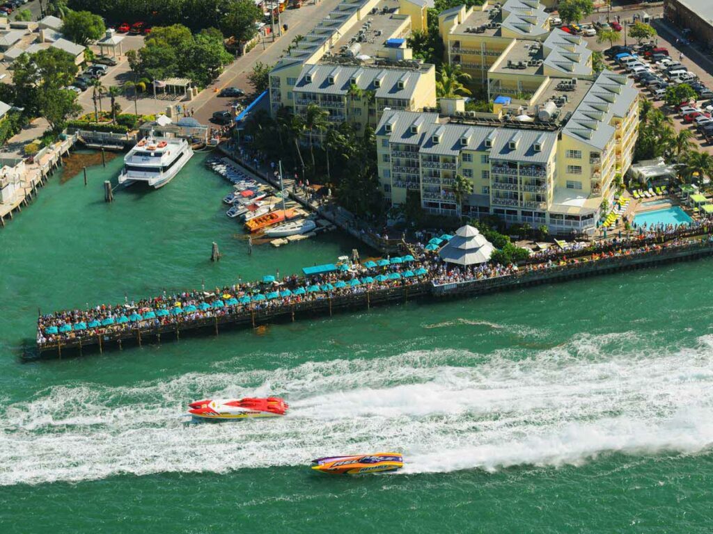 Hotel aerial view