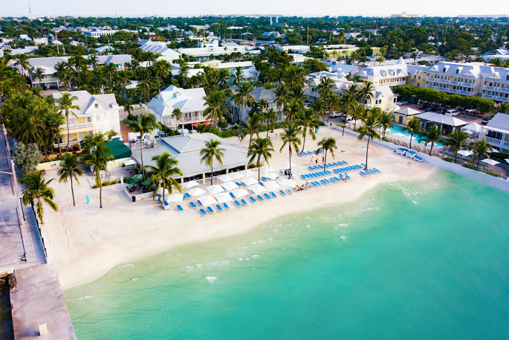 Hotel aerial view