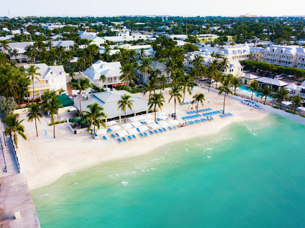 Hotel aerial view