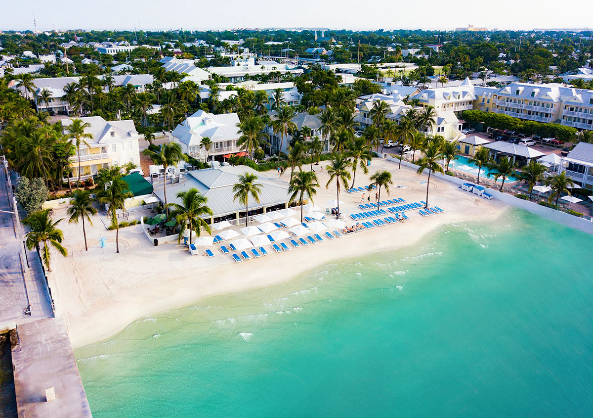 Hotel aerial view