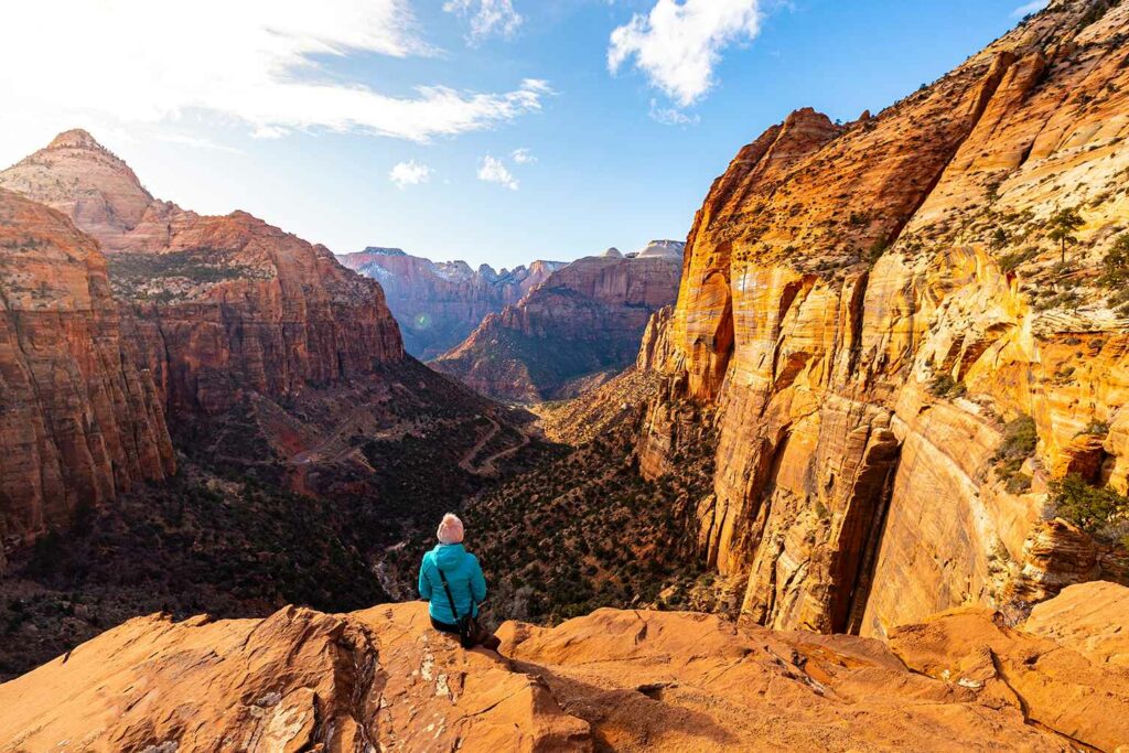 View over Zion National Park