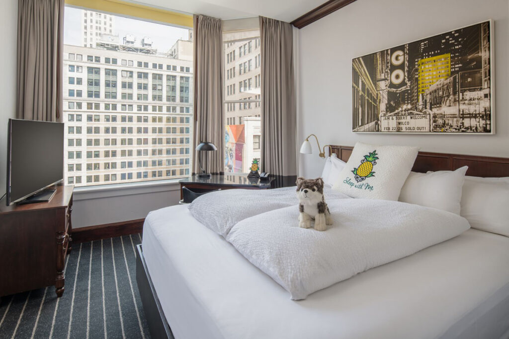 USA_Illinois_Staypineapple, An Iconic Hotel, The Loop_Guestroom