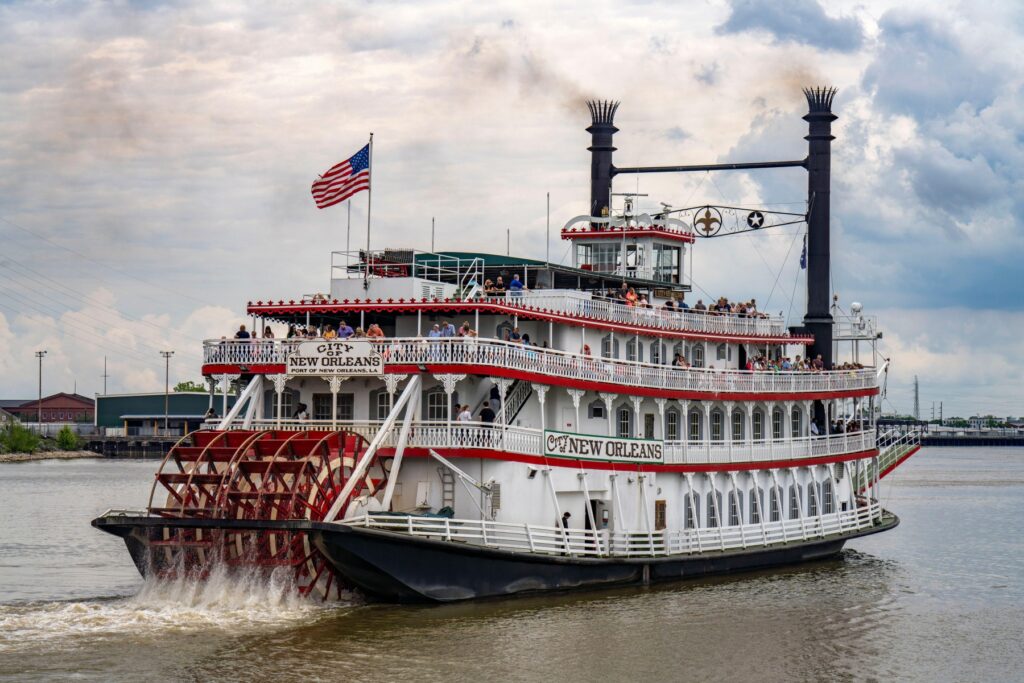 Steamboat on the Mississippi River