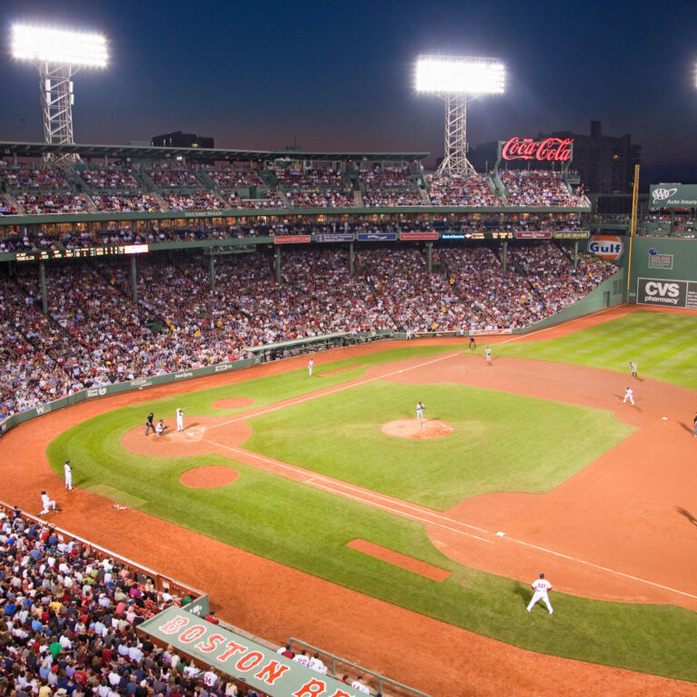 Boston Red Sox playing at Fenway Park, Boston