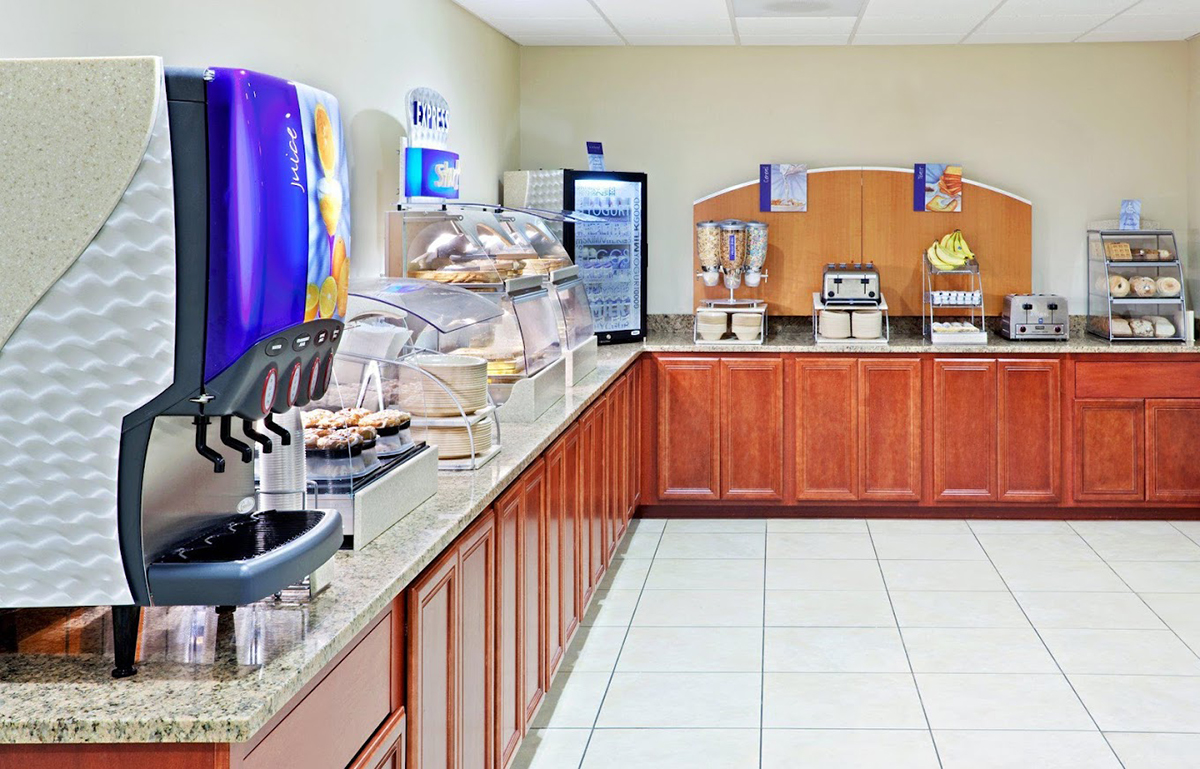 Hotel breakfast bar