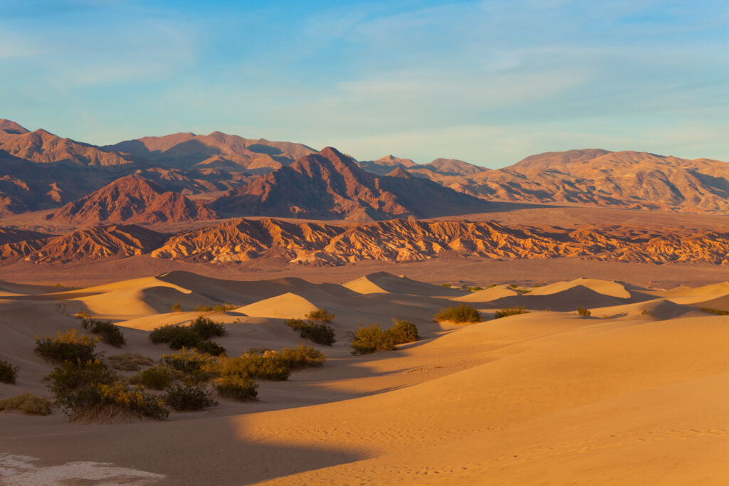 Sand dunes in Death Valley