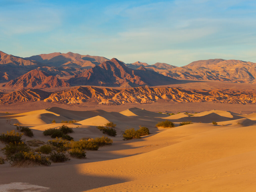 Sand dunes in Death Valley