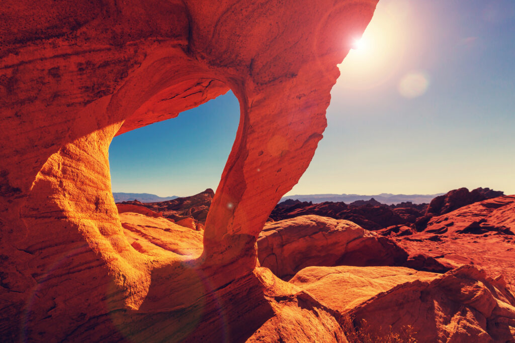 Rock formation in Fire State Park