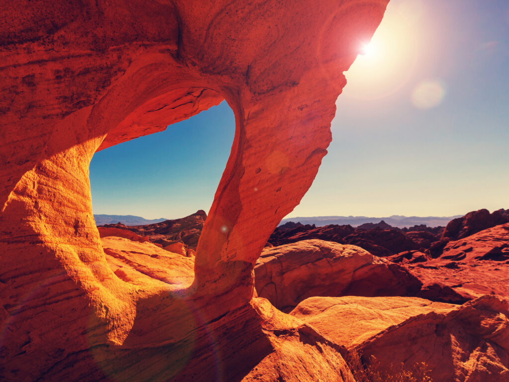 Rock formation in Fire State Park