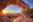 Sunrise at Partition Arch, in Arches National Park.