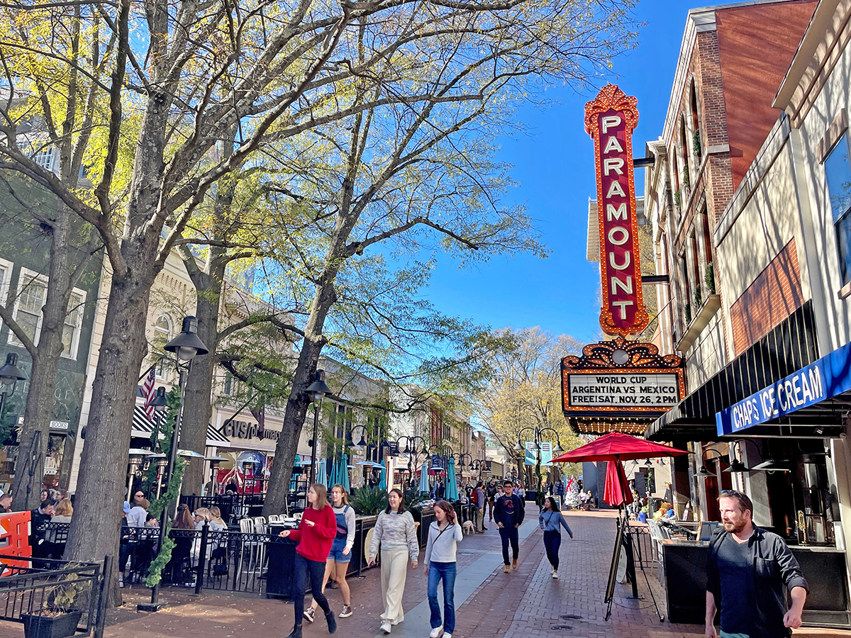 Downtown Mall Charlottesville, Virginia