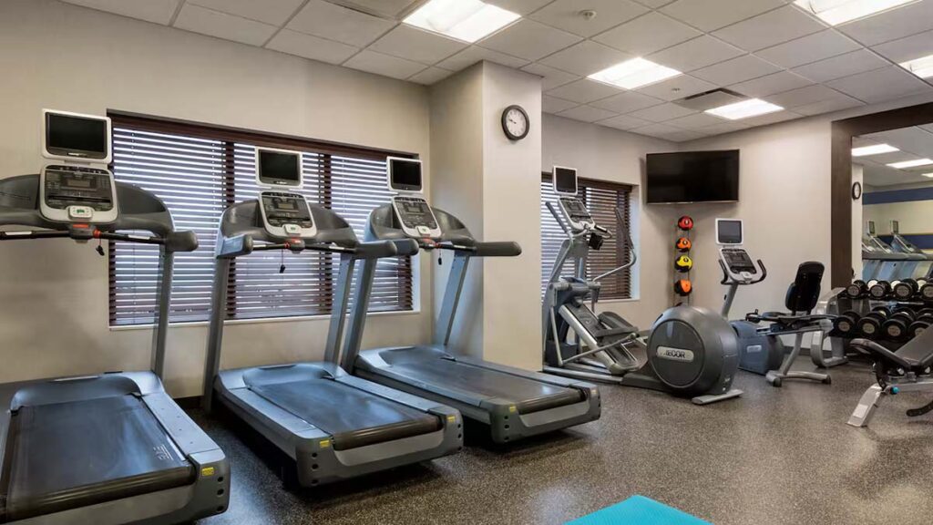 Hotel fitness centre