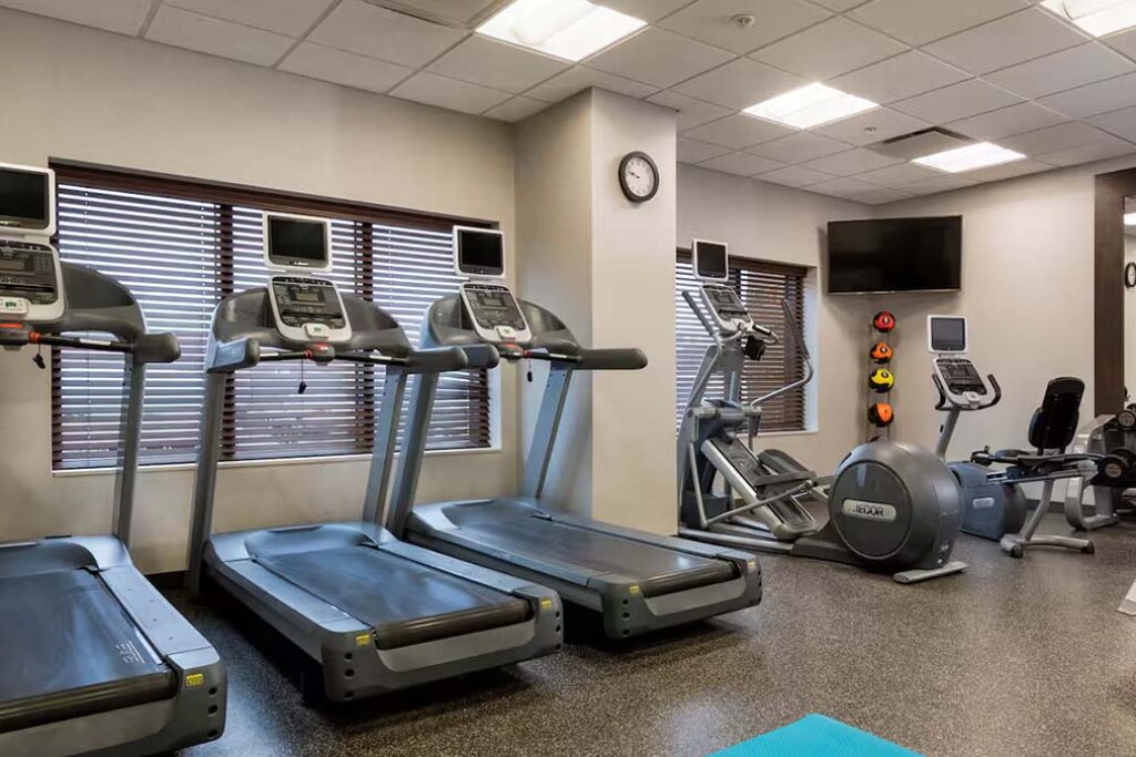 Hotel fitness centre