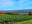 Landscape with grape vineyard, hills and Seneca Lake, in the heart of Finger Lakes Wine Country, New York