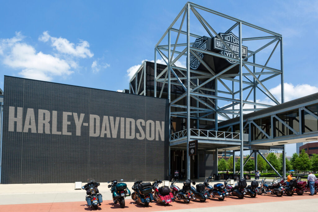 Harley Davidson Museum in Milwaukee, Wisconsin