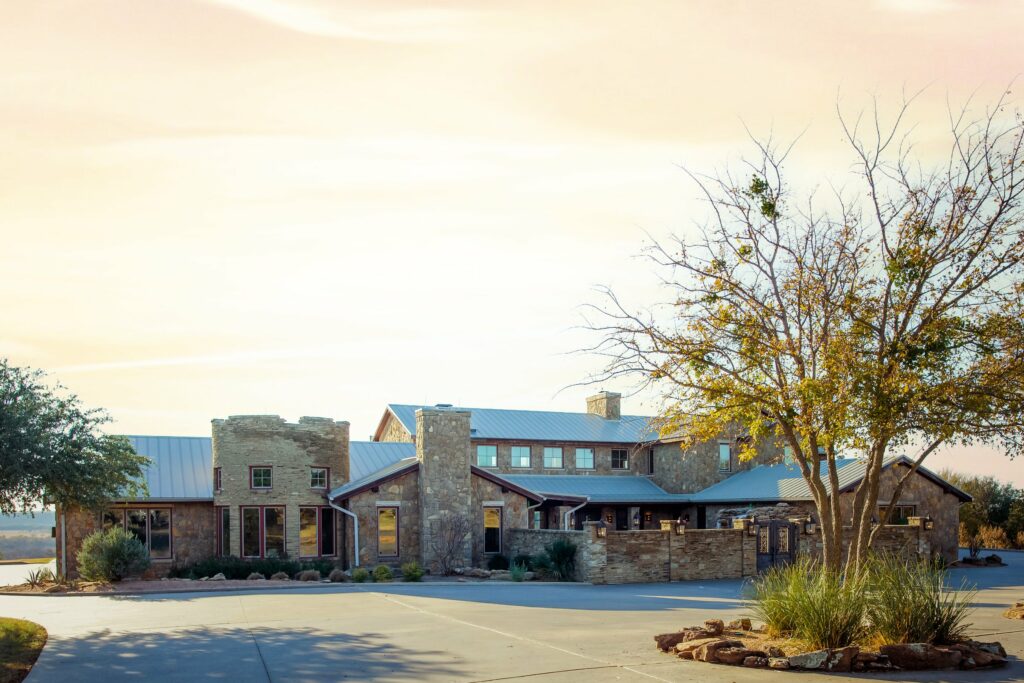 Main building at Wildcatter Ranch in Texas