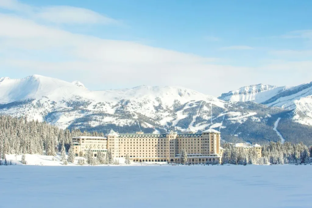 Fairmont Lake Louise in winter