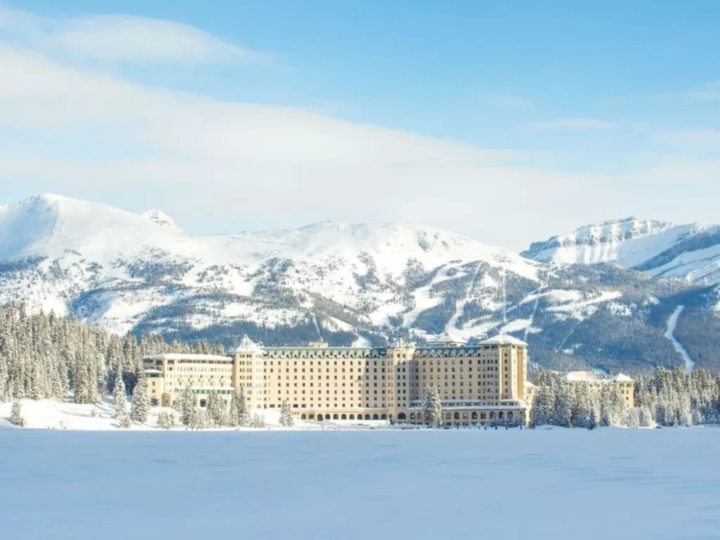 Fairmont Lake Louise in winter