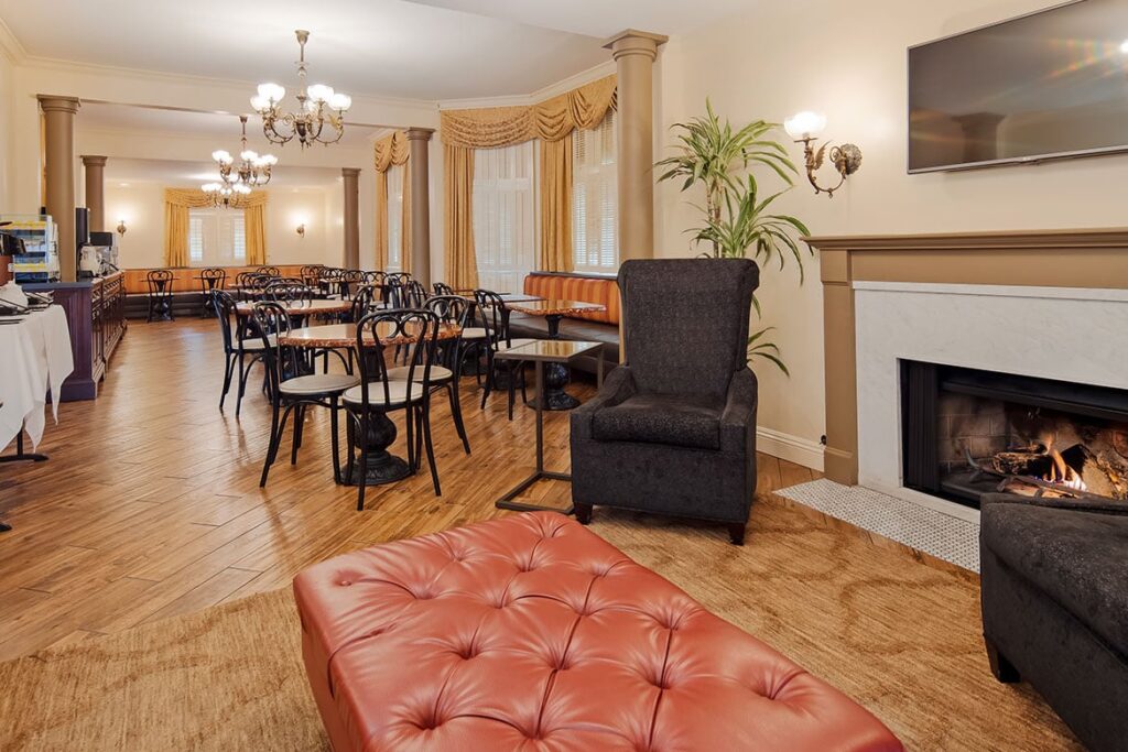 Hotel dining area