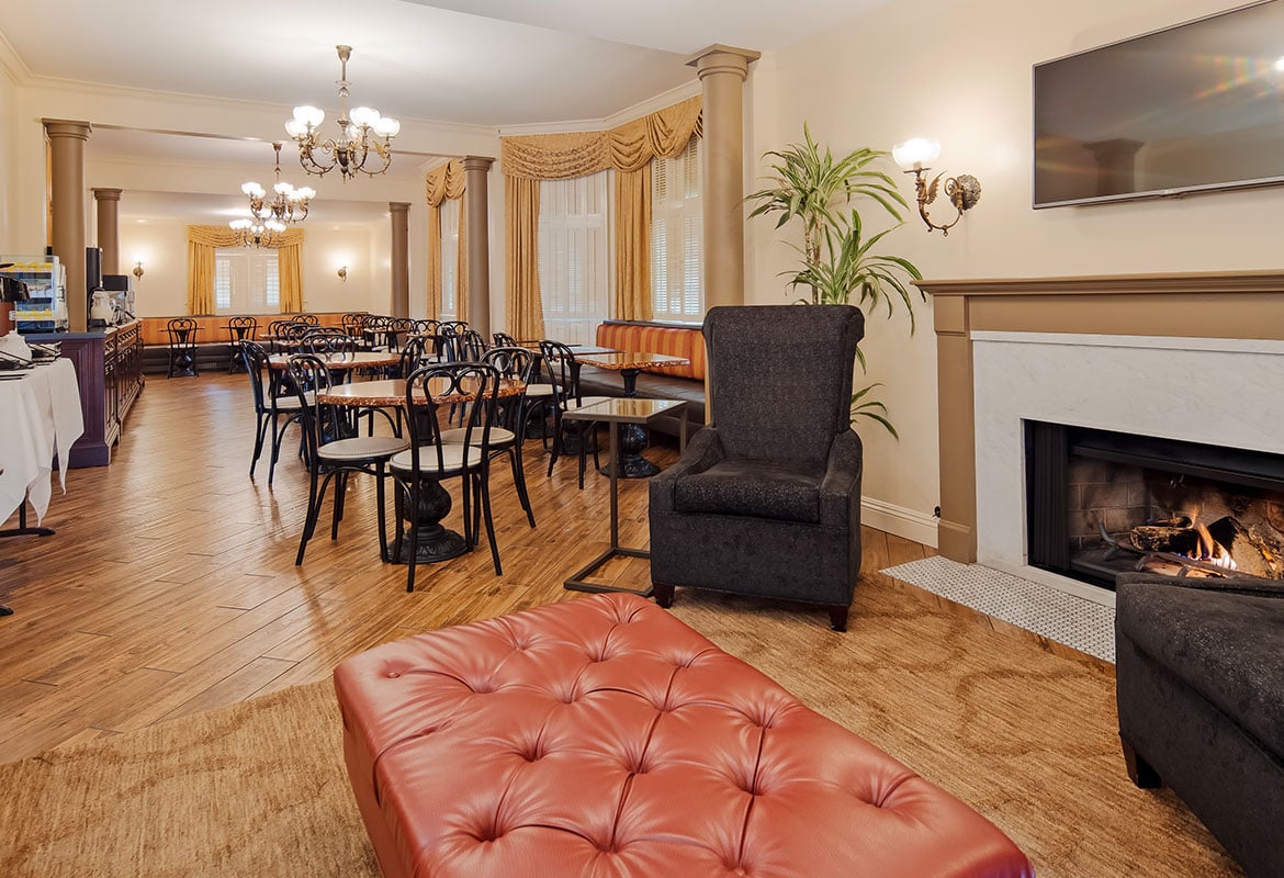 Hotel dining area