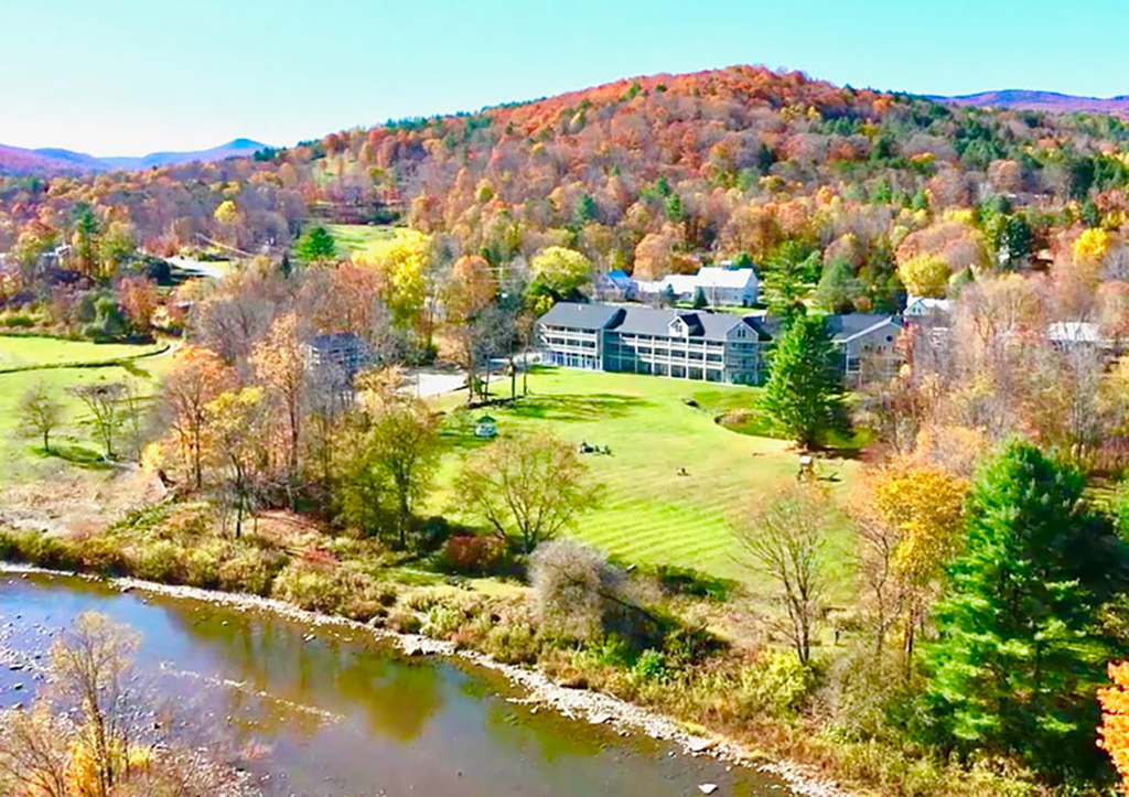 Hotel aerial view