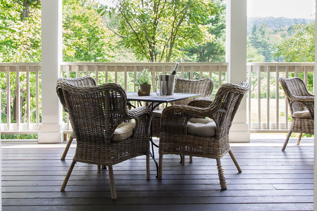 Hotel porch