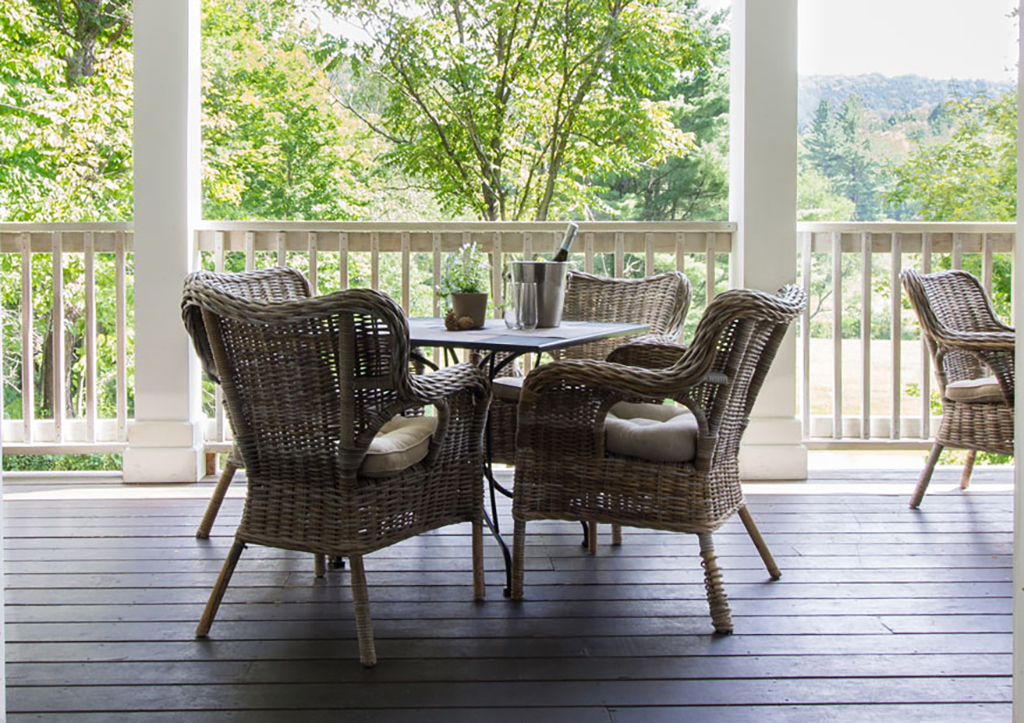 Hotel porch