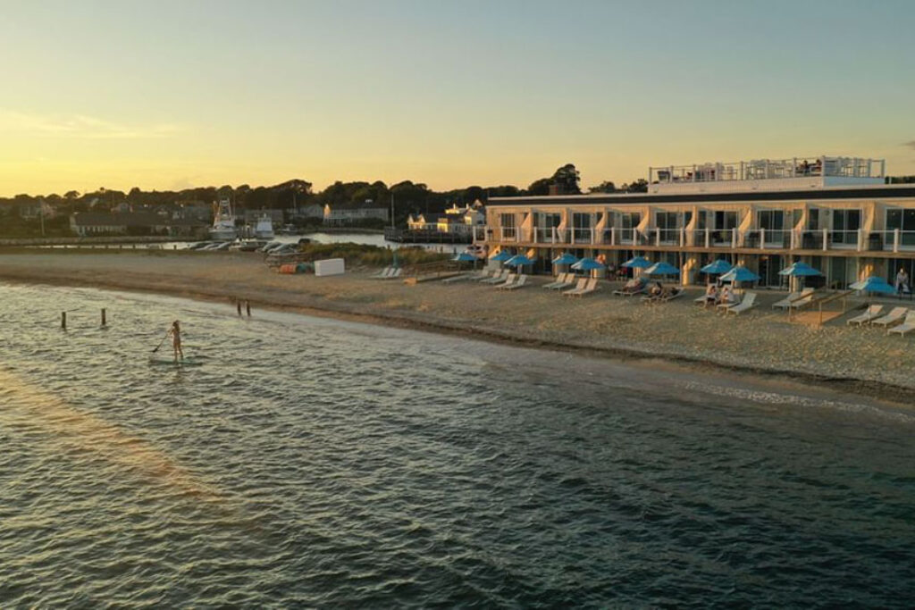 Hotel private beach